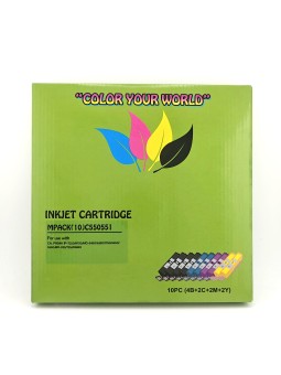 Canon PGI-550 CLI-551 PGI550 CLI551 BK/C/M/Y чернильный картридж Dore совместимый мультипак 10 шт