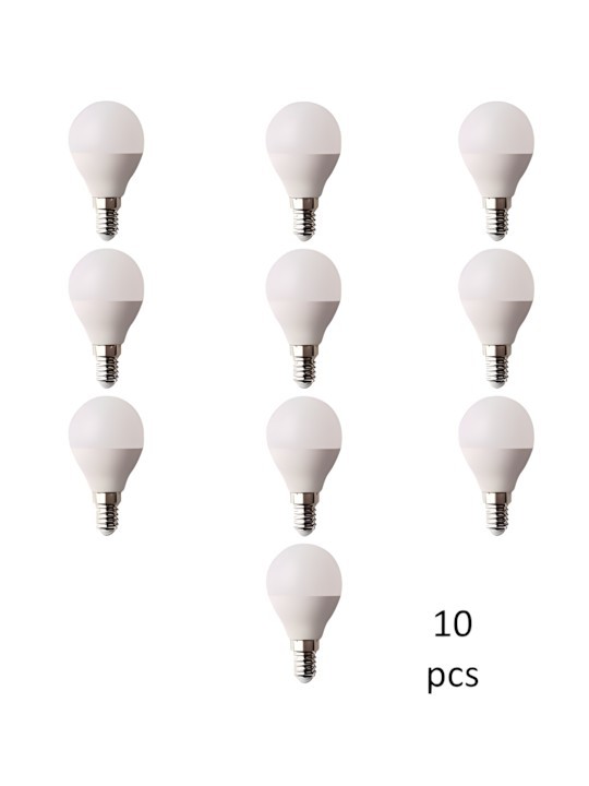 Spuldze E14 G45 7W 3000K, 10gab