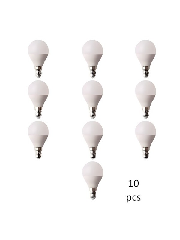 Bulb E14 G45 5W 3000K, 10pcs