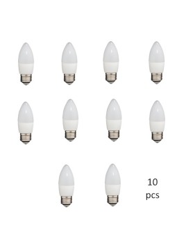 Polttimo E27 C37 7W WW 3000K, 10 kpl