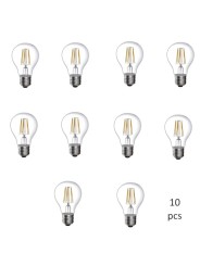 Incandescent bulb E27 A60 8W WW 3000K, 10 pcs
