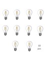 Incandescent bulb E27 A60 8W WW 3000K, 10 pcs