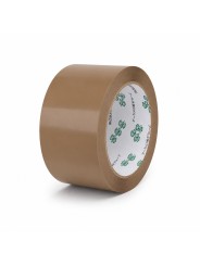 Ruskea PP-pakkausteippi 50 mm × 100 m