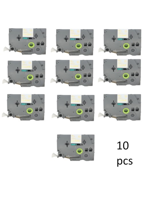 Brother TZE-164 TZE164 label tape Dore compatible, 10 pcs