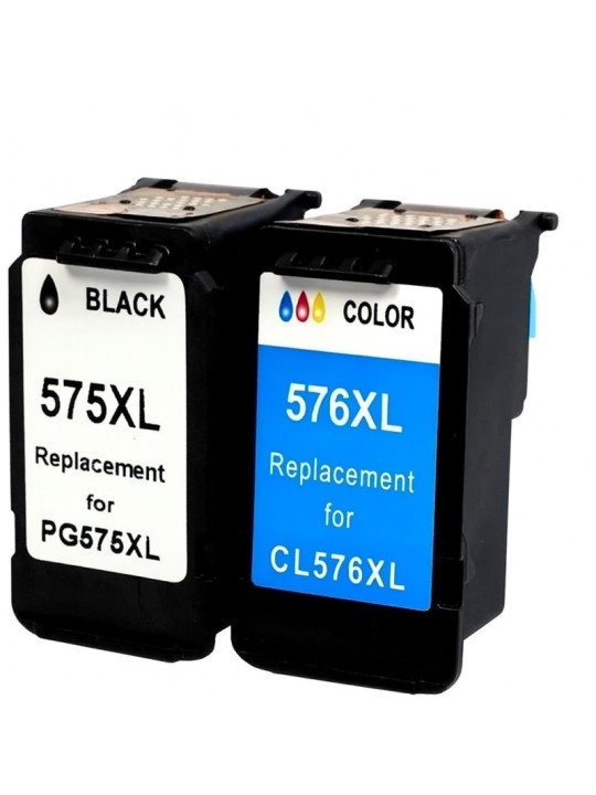 Canon PG-575XL CL-576XL PG575XL CL576XL Dore kunnostettu 2 kpl