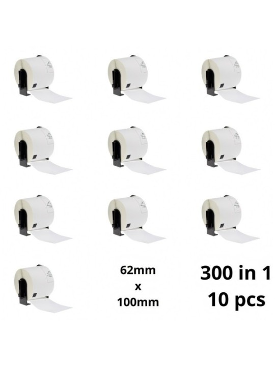 copy of Brother DK-11202 DK11202 62mm x 100mm термо рулоны этикеток Dore производитель, 10 шт