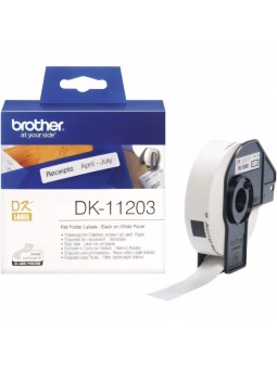 Brother DK-11203 DK11203 17mm x 87mm термо рулоны этикеток