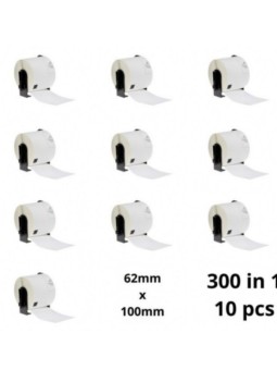 Brother DK-11202 DK11202 62mm x 100mm Thermal Paper Labels Dore manufacturer, 10 pcs