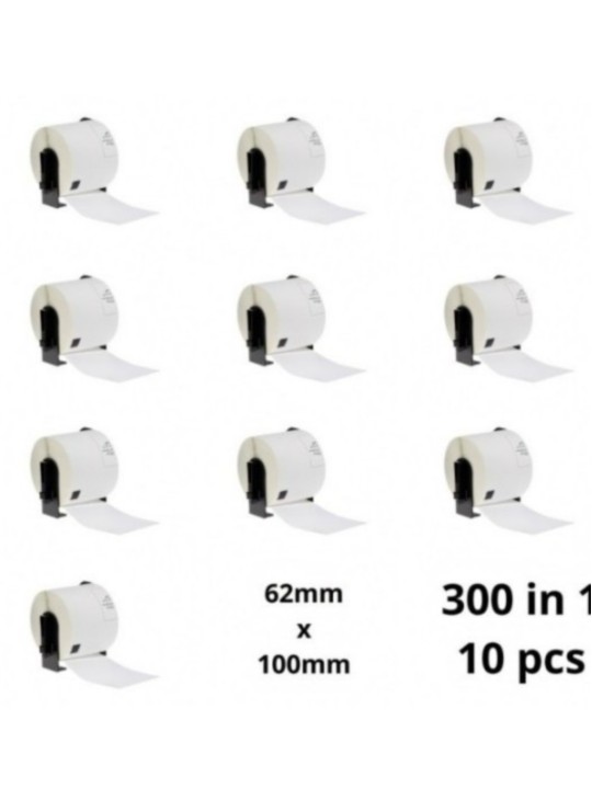 Brother DK-11202 DK11202 62mm x 100mm Thermal Paper Labels Dore manufacturer, 10 pcs