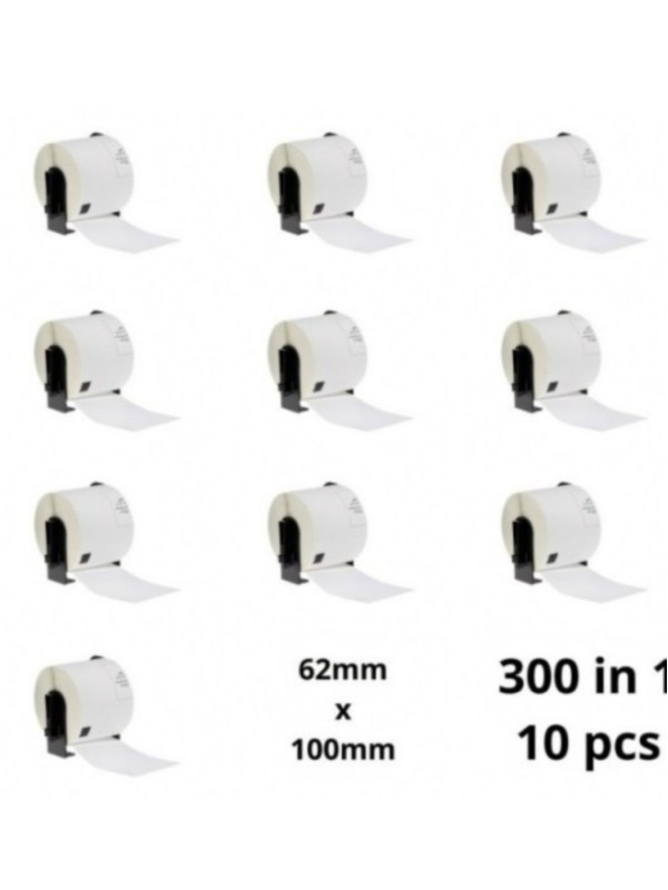 Brother DK-11202 DK11202 62mm x 100mm Thermal Paper Labels Dore manufacturer, 10 pcs