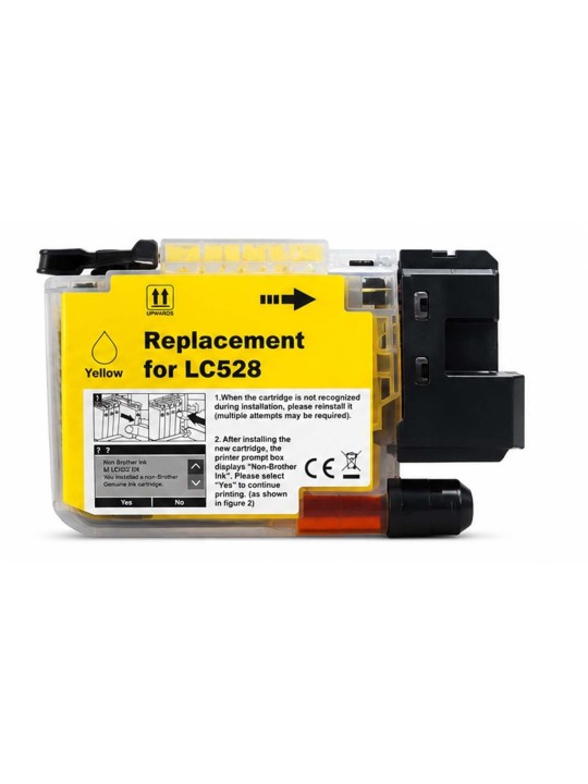 Brother LC-528LC528 Y mustekasetti Dore analoginen