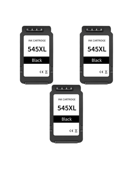 Canon PG-545XL PG545XL BK mustekasetti Dore teollisesti kunnostettu sarja 3 kpl