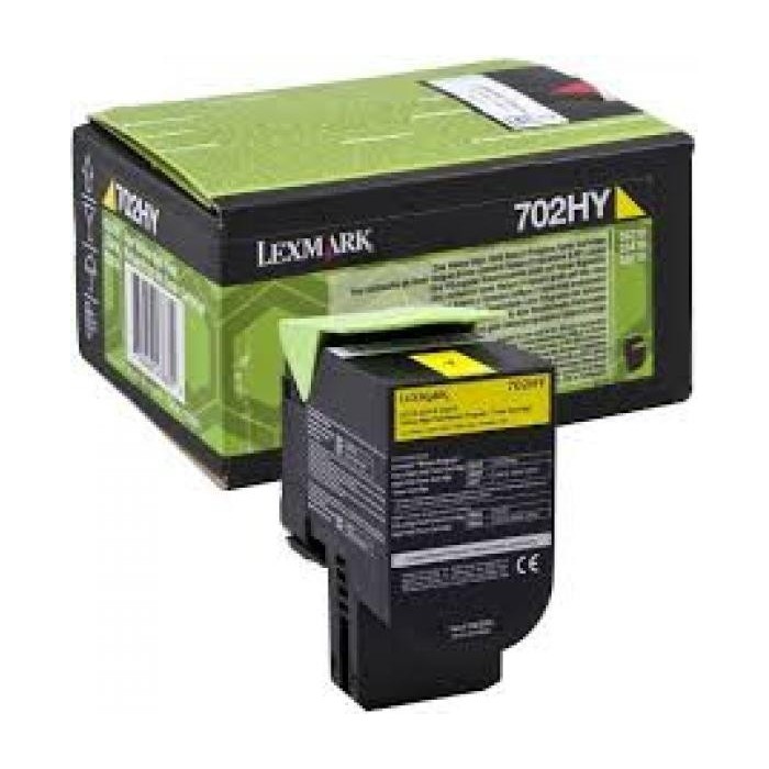 Lexmark tooner 70C2HY0 702HY Yellow