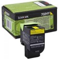 Lexmark tooner 70C2HY0 702HY Yellow