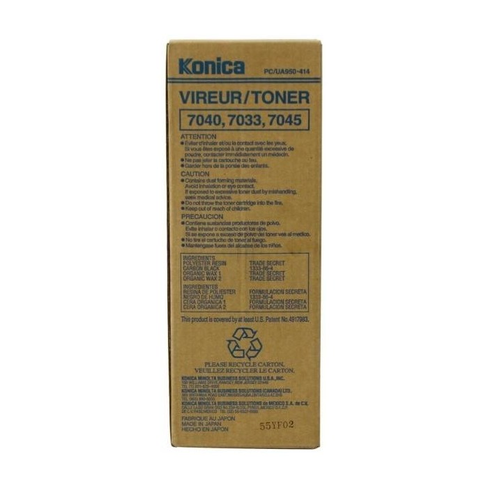 Konica-Minolta tooner 000X 7033 BK