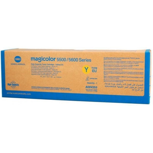 Minolta tooner A06V253 MC5550 Yellow